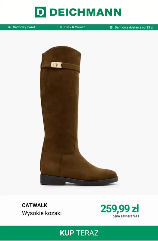 Deichmann - gazetka promocyjna Najmodniejsze kozaki tego sezonu od wtorku 15.09  - strona 7