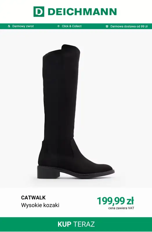 Deichmann - gazetka promocyjna Najmodniejsze kozaki tego sezonu od wtorku 15.09  - strona 5