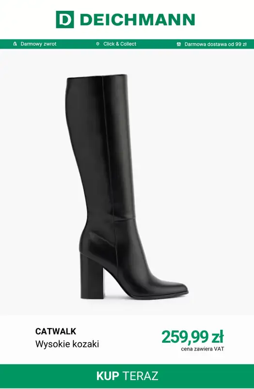 Deichmann - gazetka promocyjna Najmodniejsze kozaki tego sezonu od wtorku 15.09  - strona 6