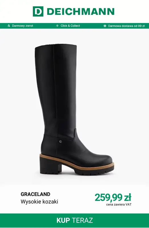 Deichmann - gazetka promocyjna Najmodniejsze kozaki tego sezonu od wtorku 15.09  - strona 3