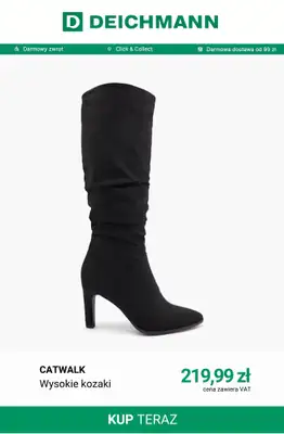 Deichmann - gazetka promocyjna Najmodniejsze kozaki tego sezonu od wtorku 15.09  - strona 8