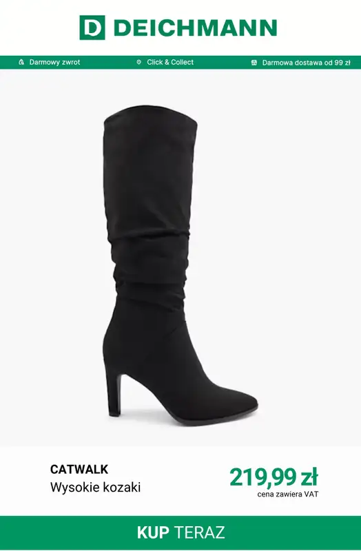 Deichmann - gazetka promocyjna Najmodniejsze kozaki tego sezonu od wtorku 15.09  - strona 8