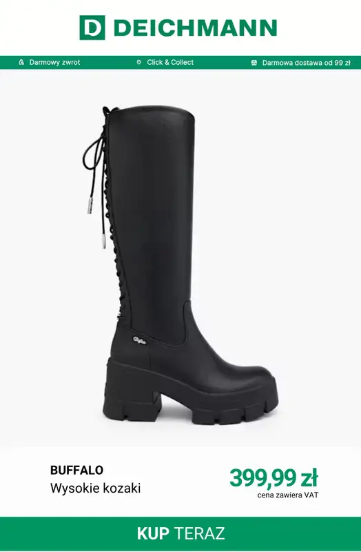 Deichmann - gazetka promocyjna Najmodniejsze kozaki tego sezonu od wtorku 15.09  - strona 9