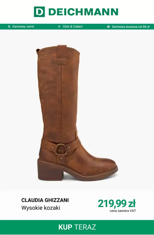 Deichmann - gazetka promocyjna Najmodniejsze kozaki tego sezonu od wtorku 15.09  - strona 2