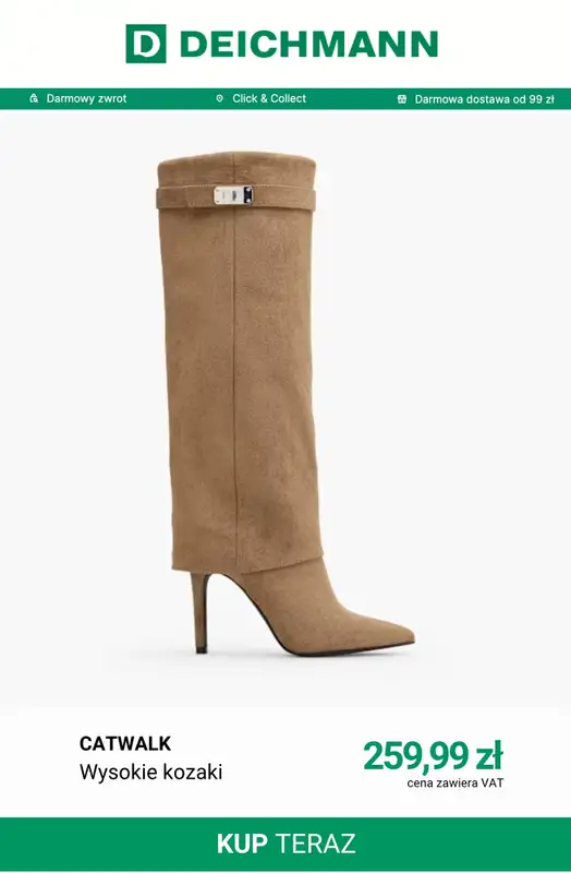 Deichmann - gazetka promocyjna Najmodniejsze kozaki tego sezonu od wtorku 15.09  - strona 12