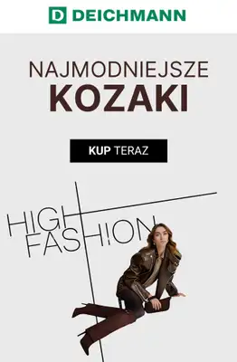Deichmann - gazetka promocyjna Najmodniejsze kozaki tego sezonu od wtorku 15.09 