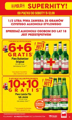 POLOmarket - gazetka promocyjna Gazetka od środy 09.09 do wtorku 15.09 - strona 15