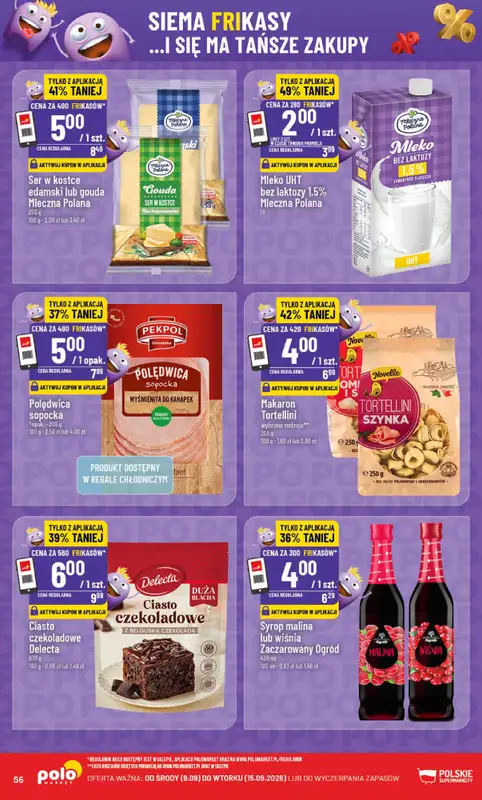 POLOmarket - gazetka promocyjna Gazetka od środy 09.09 do wtorku 15.09 - strona 56