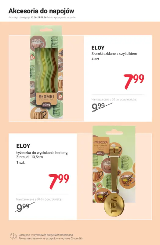 Rossmann - gazetka promocyjna Do herbaty lub matchy PROMOCJE od poniedziałku 14.09 do środy 23.09 - strona 8