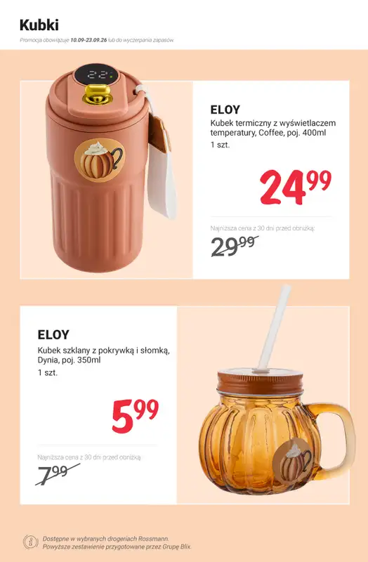 Rossmann - gazetka promocyjna Do herbaty lub matchy PROMOCJE od poniedziałku 14.09 do środy 23.09 - strona 5