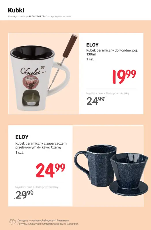 Rossmann - gazetka promocyjna Do herbaty lub matchy PROMOCJE od poniedziałku 14.09 do środy 23.09 - strona 6