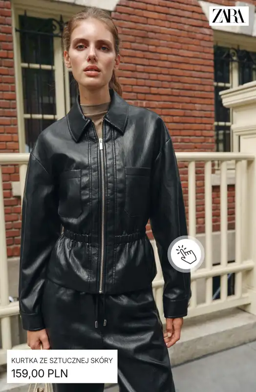 Zara - gazetka promocyjna Kurtki z efektem skóry od poniedziałku 14.09  - strona 7