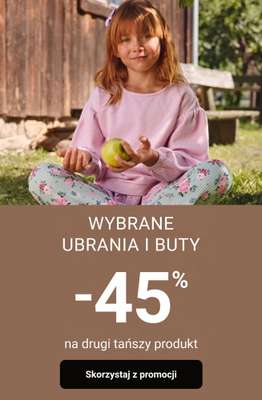 Smyk - gazetka promocyjna -45% na drugi tańszy produkt od poniedziałku 14.09 do środy 16.09
