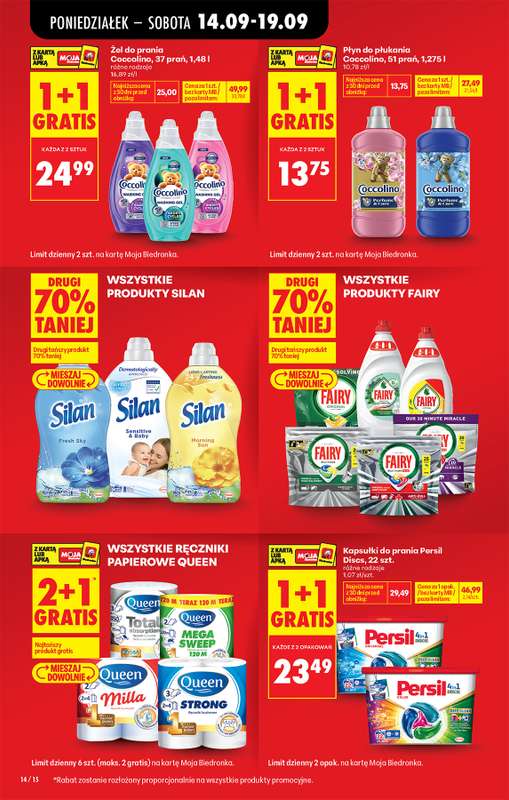 Biedronka - gazetka promocyjna Od poniedziałku, Z ladą tradycyjną od poniedziałku 14.09 do soboty 19.09 - strona 19