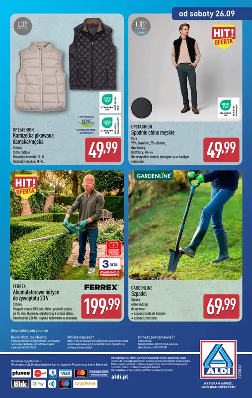 Aldi - gazetka promocyjna Aldi ma to coś! od środy 23.09 do soboty 26.09 - strona 15