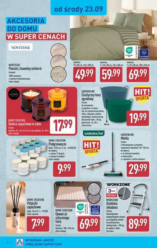 Aldi - gazetka promocyjna Aldi ma to coś! od środy 23.09 do soboty 26.09 - strona 8