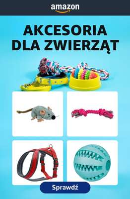 Amazon - gazetka promocyjna Akcesoria dla zwierząt od wtorku 15.09 