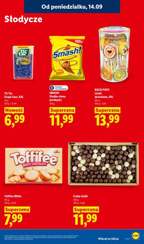 Lidl - gazetka promocyjna Oferta od poniedziałku od poniedziałku 14.09 do środy 16.09 - strona 61