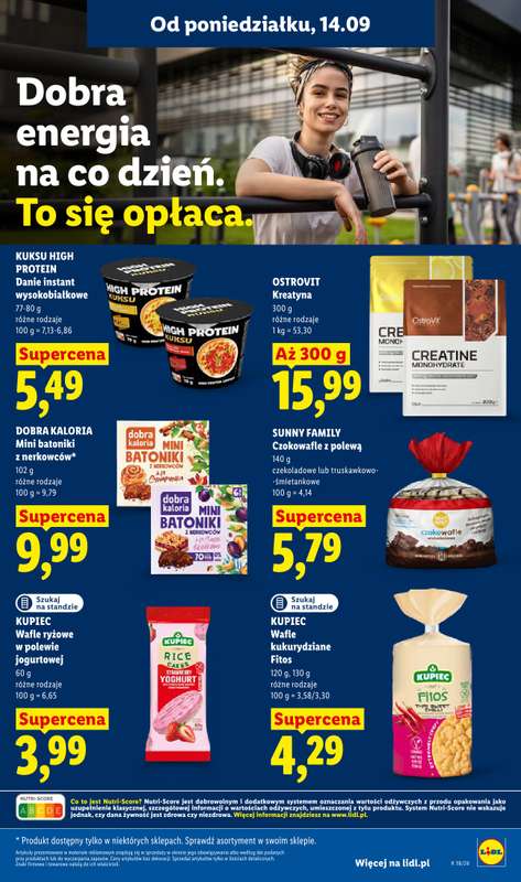 Lidl - gazetka promocyjna Oferta od poniedziałku od poniedziałku 14.09 do środy 16.09 - strona 53