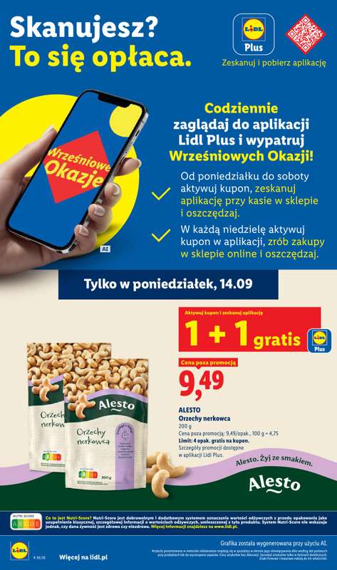 Lidl - gazetka promocyjna Oferta od poniedziałku od poniedziałku 14.09 do środy 16.09 - strona 18