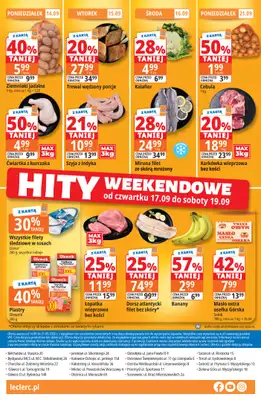 Leclerc - gazetka promocyjna Oferta E.Leclerc | Tanio to tu! od poniedziałku 14.09 do poniedziałku 21.09 - strona 20