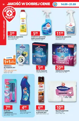 Leclerc - gazetka promocyjna Oferta E.Leclerc | Tanio to tu! od poniedziałku 14.09 do poniedziałku 21.09 - strona 18