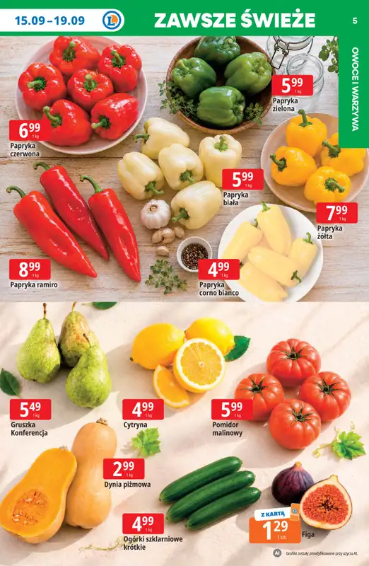 Leclerc - gazetka promocyjna Oferta E.Leclerc | Tanio to tu! od poniedziałku 14.09 do poniedziałku 21.09 - strona 5