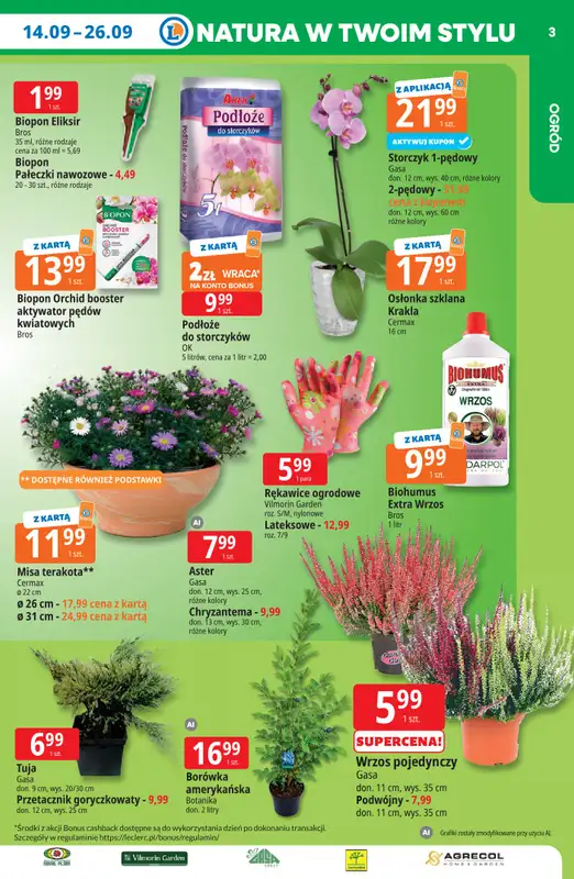 Leclerc - gazetka promocyjna Oferta E.Leclerc | Tanio to tu! od poniedziałku 14.09 do poniedziałku 21.09 - strona 3