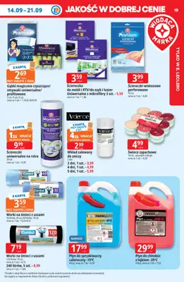 Leclerc - gazetka promocyjna Oferta E.Leclerc | Tanio to tu! od poniedziałku 14.09 do poniedziałku 21.09 - strona 19