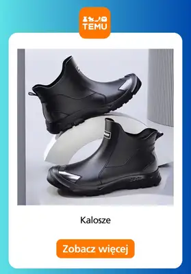 Temu - gazetka promocyjna Kalosze na deszczowe dni od poniedziałku 14.09  - strona 11