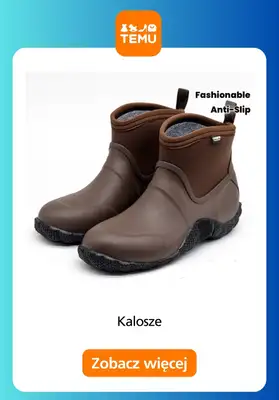 Temu - gazetka promocyjna Kalosze na deszczowe dni od poniedziałku 14.09  - strona 6