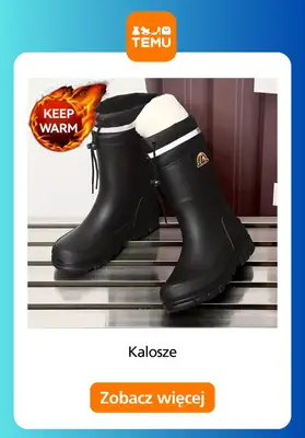 Temu - gazetka promocyjna Kalosze na deszczowe dni od poniedziałku 14.09  - strona 4