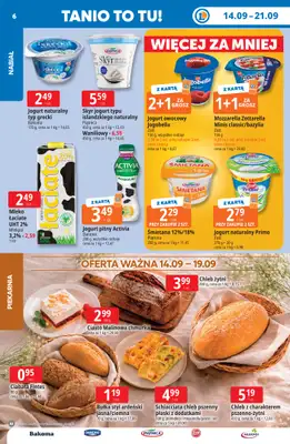 Leclerc - gazetka promocyjna Oferta E.Leclerc | Tanio to tu! od poniedziałku 14.09 do poniedziałku 21.09 - strona 6