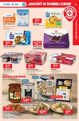 Leclerc - gazetka promocyjna Oferta E.Leclerc | Tanio to tu! od poniedziałku 14.09 do poniedziałku 21.09 - strona 15