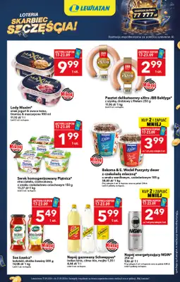 LEWIATAN - gazetka promocyjna Loteria Skarbiec Szczęścia od czwartku 17.09 do środy 23.09