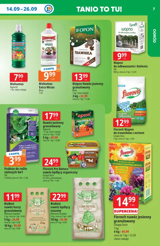 Leclerc - gazetka promocyjna Oferta E.Leclerc | Tanio to tu! od poniedziałku 14.09 do poniedziałku 21.09 - strona 7