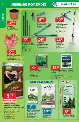 Leclerc - gazetka promocyjna Oferta E.Leclerc | Tanio to tu! od poniedziałku 14.09 do poniedziałku 21.09 - strona 6