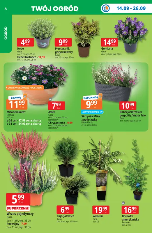 Leclerc - gazetka promocyjna Oferta E.Leclerc | Tanio to tu! od poniedziałku 14.09 do poniedziałku 21.09 - strona 4