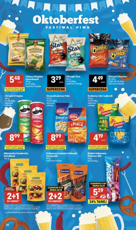 Delikatesy Centrum - gazetka promocyjna Gazetka  do środy 23.09 - strona 32