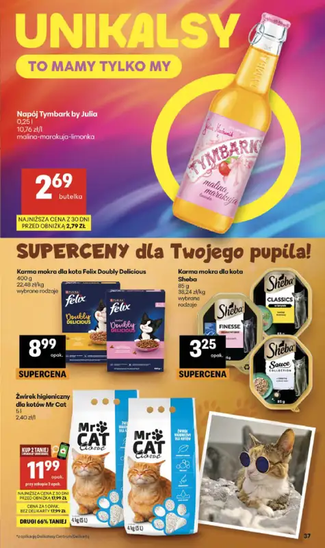 Delikatesy Centrum - gazetka promocyjna Gazetka  do środy 23.09 - strona 37