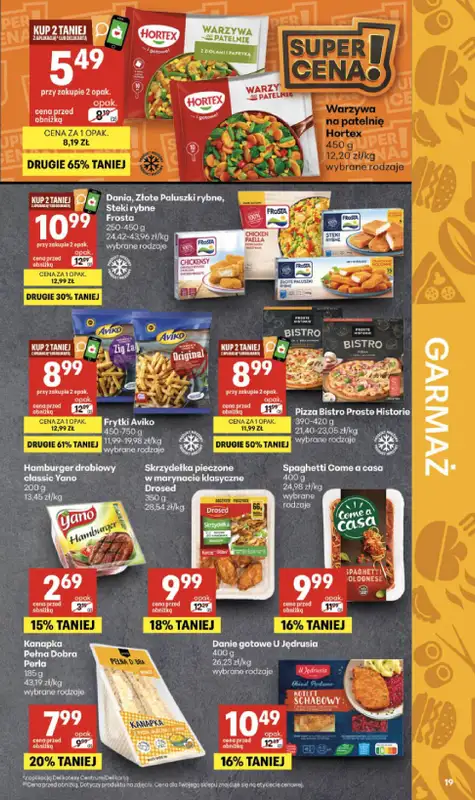 Delikatesy Centrum - gazetka promocyjna Gazetka  do środy 23.09 - strona 19