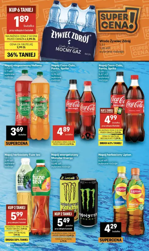 Delikatesy Centrum - gazetka promocyjna Gazetka  do środy 23.09 - strona 34