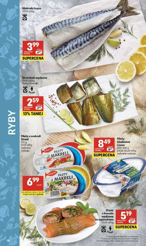Delikatesy Centrum - gazetka promocyjna Gazetka  do środy 23.09 - strona 18