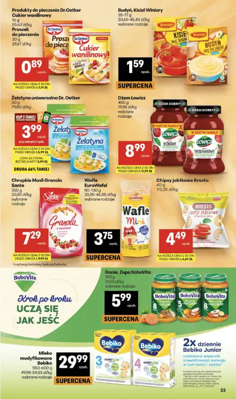 Delikatesy Centrum - gazetka promocyjna Gazetka  do środy 23.09 - strona 23