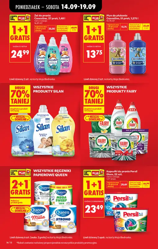 Biedronka - gazetka promocyjna Od poniedziałku, Z ladą tradycyjną od poniedziałku 14.09 do soboty 19.09 - strona 21