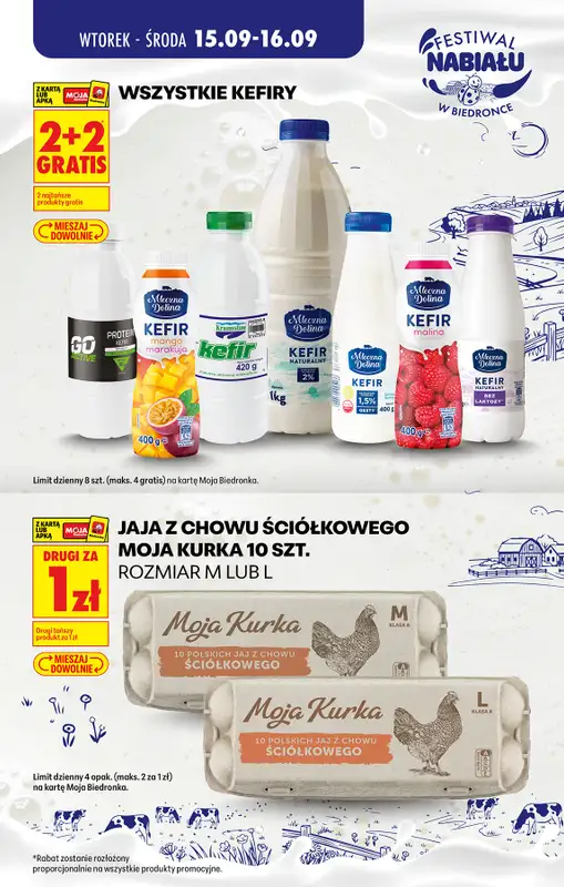 Biedronka - gazetka promocyjna Festiwal nabiału   - strona 3