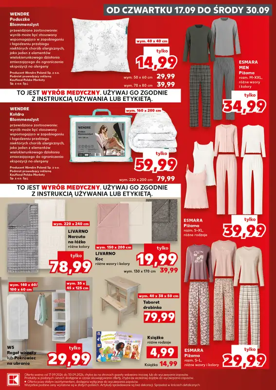 Kaufland - gazetka promocyjna Oferta Kaufland - Non Food od czwartku 17.09 do środy 30.09 - strona 13
