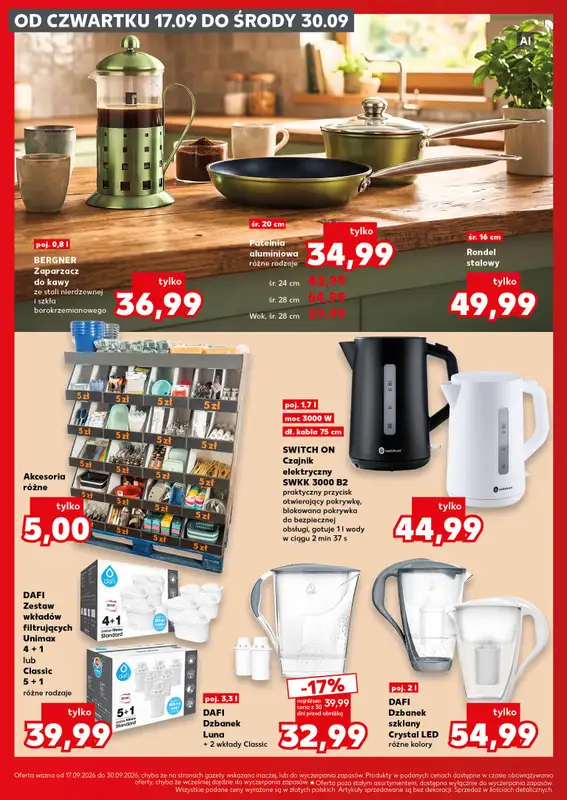 Kaufland - gazetka promocyjna Oferta Kaufland - Non Food od czwartku 17.09 do środy 30.09 - strona 16