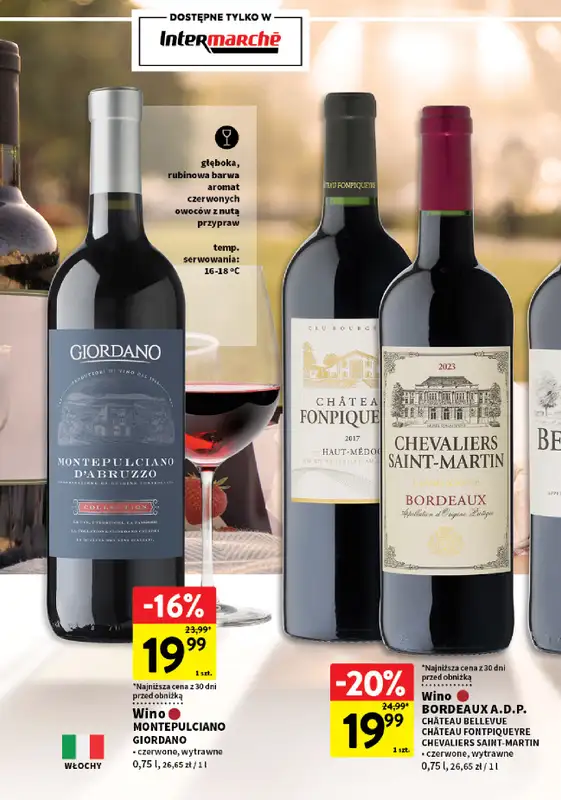 Intermarche - gazetka promocyjna Gazetka alkoholowa od wtorku 15.09 do środy 23.09 - strona 12