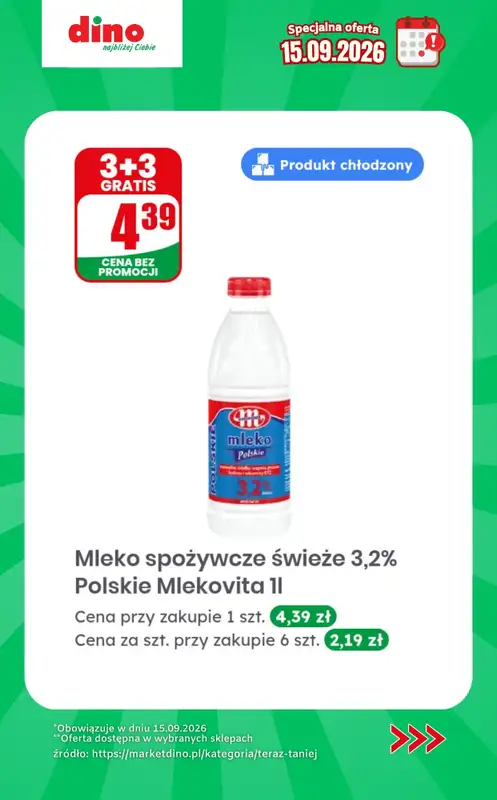 Dino - gazetka promocyjna Specjalna oferta na 15.09.2026 - promocje spoza gazetki   - strona 3